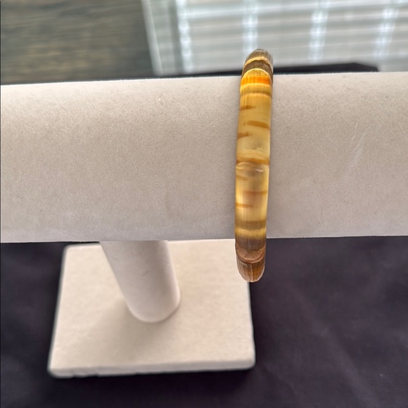 Alexis Bittar Gold and Brown Beaded Bracelet - Picture 1 of 3